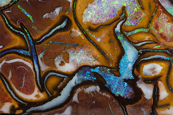 Opal Mural image on Aluminium